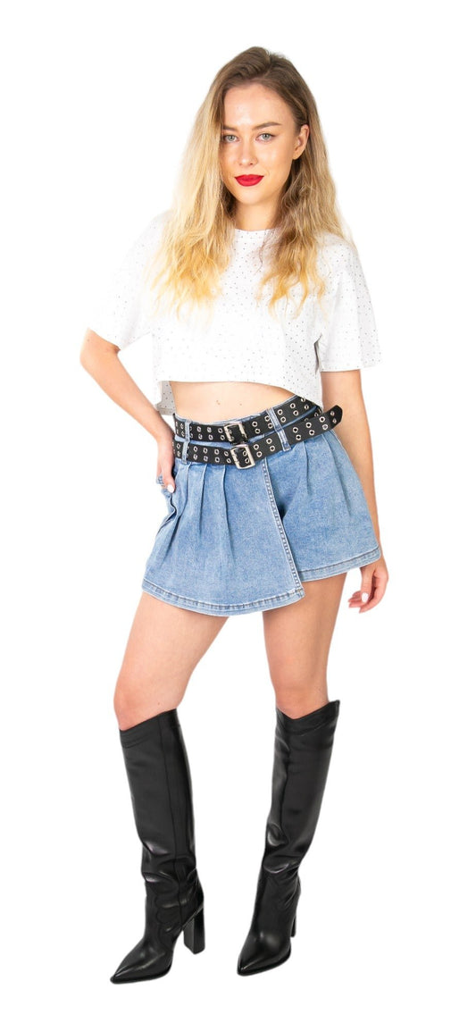 Falda Short Denim