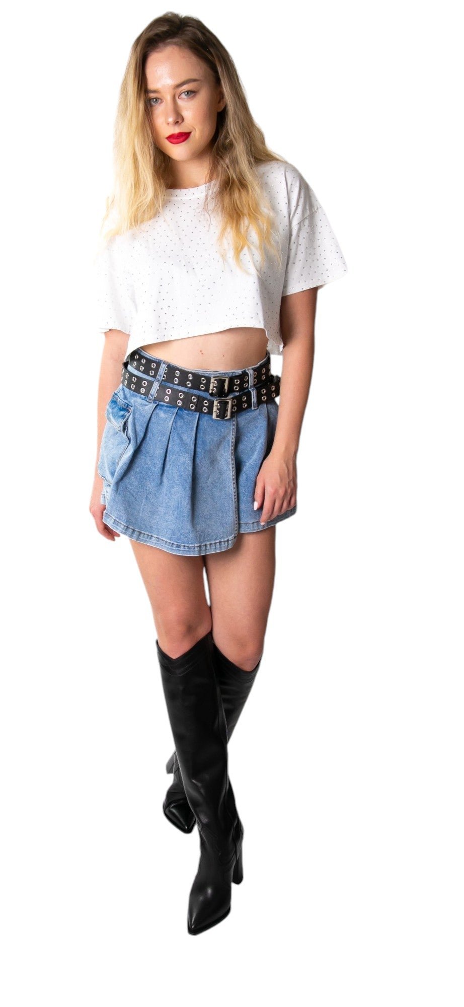 Falda Short Denim