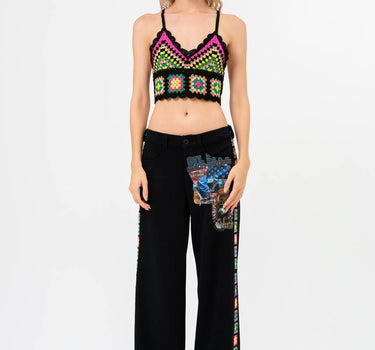 Pantalones Deportivos Con Estampado