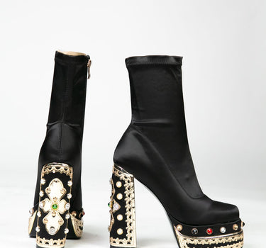 Botines con Piedrería