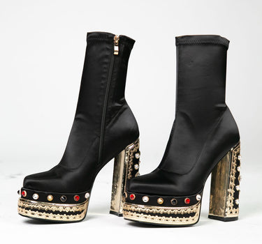 Botines con Piedrería