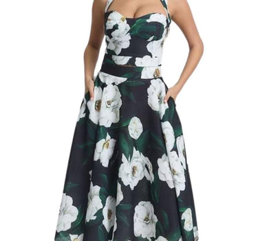 Vestido de Dos Piezas con Estampado Floral