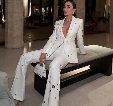 CONJUNTO DE TRAJE CON AROS