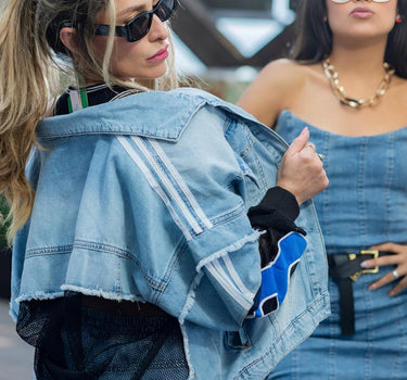 CHAMARRA MEZCLILLA AZUL