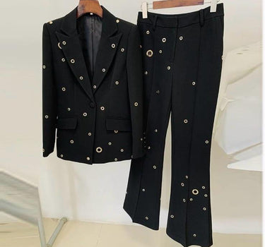 CONJUNTO DE TRAJE CON AROS