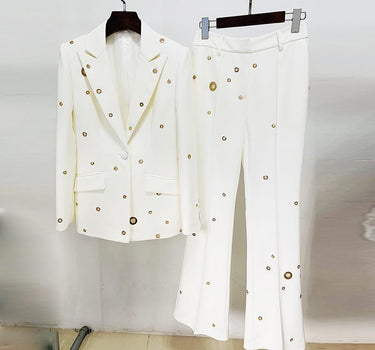 CONJUNTO DE TRAJE CON AROS