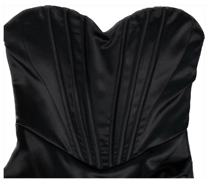 Vestido Corto Negro tipo Corset